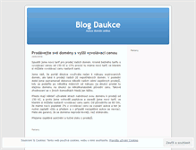 Tablet Screenshot of blog.daukce.cz